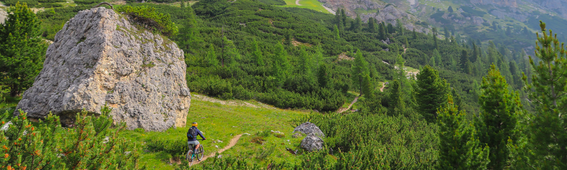 Enduro Mountanbiken in den französischen Alpen