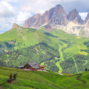 MTB nelle foreste delle Dolomiti